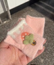 津炳勝兒童翻蓋手套秋冬卡通露指戶(hù)外防寒男女寶寶幼兒嬰兒半指保暖手套 粉色草莓【加厚保暖丨軟糯舒適】 均碼【建議0-3歲】 曬單實(shí)拍圖