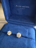 艾蘭米雪 ALAIN MICHAL經(jīng)典培育鉆石耳釘鉑金2克 曬單實(shí)拍圖