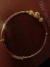周生生新年黃金手鐲足金嬰兒寶寶周歲禮物滿(mǎn)月送禮31484K計價(jià)4.55克 曬單實(shí)拍圖