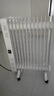 美的（Midea）取暖器電熱油汀 家用電暖器電暖氣片 暖風(fēng)機家用大面積30平方全屋速熱加濕烘衣節能省電取暖神器 13片 【簡(jiǎn)易翹板開(kāi)關(guān)】升級散熱更廣 曬單實(shí)拍圖