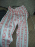 纖絲鳥(niǎo)（TINSINO）兒童秋褲男女童睡褲純棉中大童打底貼身秋褲保暖褲 愛(ài)心小兔 曬單實(shí)拍圖