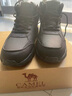 駱駝（CAMEL）加絨男鞋高幫休閑父親秋冬保暖棉鞋 K14C36L3635 黑色 44 曬單實(shí)拍圖