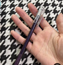派通（Pentel ）K108手帳彩色啫喱筆 0.8mm高光金屬色走珠筆賀卡筆繪畫(huà)珠光筆 銀色單支裝 曬單實(shí)拍圖