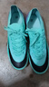 平底足球鞋男女成人室內五人制TF高幫透氣訓練學(xué)生防滑兒童訓練鞋 綠色 42 曬單實(shí)拍圖