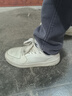 鴻星爾克板鞋冬季新款男鞋經(jīng)典小白鞋休閑鞋厚底增高滑板鞋百搭運動(dòng)鞋子男 微晶白 42 曬單實(shí)拍圖