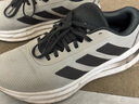 阿迪達斯 （adidas）男鞋女鞋戶(hù)外訓練舒適透氣休閑運動(dòng)跑步鞋 淺灰/碳黑/一號黑 44.5 曬單實(shí)拍圖