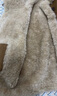 三彩2025冬季新款【可機洗懶人皮草】仿麂皮雙面穿毛毛外套M 卡其色 L 165/88A 曬單實(shí)拍圖