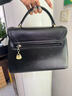 袋鼠卡拉正品真皮女包2025秋冬新款時(shí)尚手提大容量簡(jiǎn)約潮流女士包軟皮包 黑色（禮盒裝+手包+卡包） 曬單實(shí)拍圖