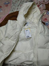 森馬（Semir）羽絨服女90絨可愛(ài)花苞帽2025冬休閑通勤三防厚外套109725113028 曬單實(shí)拍圖