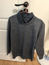 杉杉（FIRS）新年480g秋冬季保暖綿羊毛加厚假兩件襯衫領(lǐng)內搭寬松舒適長(cháng)袖毛衣 蕾絲灰 M 170/88A 曬單實(shí)拍圖