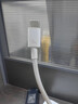 華為原裝6A數據線(xiàn) USB Type-A轉USB Type-C/1m線(xiàn)長(cháng)/支持66W（11V6A）充電 白色CC790 曬單實(shí)拍圖