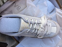 百思圖26春新款真皮紅色厚底德訓鞋跑步鞋運動(dòng)休閑女鞋W0883AM6 米/灰 38 曬單實(shí)拍圖