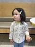 巴拉巴拉童裝兒童長(cháng)袖t恤男童女童2026新款春裝純棉條紋衣服寶寶打底衫潮 時(shí)尚白灰00312 90 曬單實(shí)拍圖