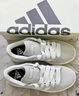 adidas「面包鞋」GRAND COURT BASE 00s休閑低幫板鞋男女阿迪達斯 淺灰/白色/樹(shù)脂黃   42 曬單實(shí)拍圖