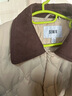 森馬（Semir）羽絨服女中長(cháng)款輕薄肌理寬松2025撞色燈芯絨翻領(lǐng)冬裝109725113027 曬單實(shí)拍圖