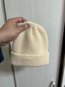 MUJI COM無(wú)印良品【商場(chǎng)同款】日本帽子女冬針織帽純色毛線(xiàn) 線(xiàn)帽男百搭小頭圍保暖冷 無(wú)印針織帽-卡其色 均碼有彈力【男女通用】 曬單實(shí)拍圖