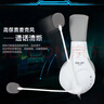 聲籟A566 頭戴式學(xué)習耳機英語(yǔ)聽(tīng)力聽(tīng)說(shuō)考試網(wǎng)課耳麥中考人機對話(huà)帶麥克風(fēng)筆記本臺式機電腦 白雙插頭 曬單實(shí)拍圖