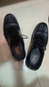 奧康男鞋2025新款春秋黑色系帶皮鞋男款商務(wù)休閑鞋通勤正裝德比鞋MT 曬單實(shí)拍圖