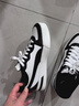 彪馬（PUMA）小白鞋|增高厚底網(wǎng)球板鞋女冬運動(dòng)休閑鞋SKYE 374764 白-黑色-白-25 40 曬單實(shí)拍圖