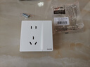 飛利浦（PHILIPS）開(kāi)關(guān)插座面板S20斜五孔啞光空調插座帶開(kāi)關(guān)插座一開(kāi)五孔插座暗裝 一開(kāi)單控五孔(10A) 曬單實(shí)拍圖