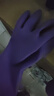 云蕾乳膠手套M號3雙洗碗家務(wù)橡膠洗衣服膠皮廚房清潔刷碗手套加厚耐用 曬單實(shí)拍圖