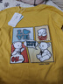 舒貝怡男童T恤長(cháng)袖春秋裝寶寶休閑上衣純棉兒童衣服童裝秋天女童打底衫 姜黃 120 曬單實(shí)拍圖
