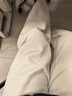 飛鳥(niǎo)和新酒高腰白色牛仔褲女寬松2025冬季新款寬松顯瘦彎刀褲女褲 本白HCA02 S 曬單實(shí)拍圖