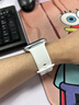 港爵適用iwatch s11/s10蘋(píng)果手表表帶運動(dòng)硅膠apple watch S9/8/7/6/ultra2/se3女款防水透氣男款白色 曬單實(shí)拍圖