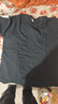 夏季純棉短袖男女同款寬松休閑短袖T恤情侶潮流百搭ins圓領(lǐng)半袖 黑色 L 125-140斤 曬單實(shí)拍圖