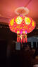 憶笙花 2026新年大紅燈籠帶燈一對戶(hù)外陽(yáng)臺大門(mén)全紅中國風(fēng)裝飾春節 100#全紅燈籠一對裝+LED燈+長(cháng)桿 曬單實(shí)拍圖