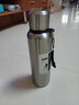 唐易全鋼保溫杯316不銹鋼男士款車(chē)載茶水杯子女士大容量戶(hù)外便攜水杯 鋼本色500ML【316抗菌款+杯套】 曬單實(shí)拍圖