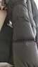 駱駝[黑鉆3.0]羽絨服男90%絨秋冬保暖時(shí)尚顯瘦高蓬羽絨服女 A13CAPN110A5，幻影黑 ，中性（金箔內） M 曬單實(shí)拍圖