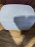 宜家（IKEA）OSKARSHAMN奧卡珊儲物腳凳矮凳換鞋凳門(mén)廳家用 提伯勒比 米色灰色腳凳 曬單實(shí)拍圖