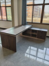 威爾斯佳E0級老板桌辦公桌簡(jiǎn)約現代經(jīng)理總裁桌辦公桌椅組合大班臺辦公家具 2.0米老板桌+1.8米側柜【升級E0板材】 曬單實(shí)拍圖