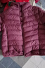 鴨鴨（YAYA）輕薄羽絨服女短款立領(lǐng)薄款秋冬保暖時(shí)尚休閑立領(lǐng)外套K 酒紅色 4XL 185 曬單實(shí)拍圖