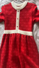 全棉時(shí)代女童連衣裙國風(fēng)雅韻過(guò)年拜年裙 曬單實(shí)拍圖