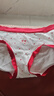 芬騰本命年少女內褲純棉抗菌女孩12發(fā)育期紅色馬年中大童女生三角短褲 曬單實(shí)拍圖