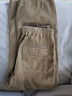 優(yōu)衣庫合作款/男裝女裝燈芯絨工裝褲/休閑褲褲子479822 34 駝色 M /170/80A 曬單實(shí)拍圖