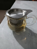 HUYO316不銹鋼茶漏家用錐形茶水分離器食品級茶葉過(guò)濾密網(wǎng)泡茶公道杯 316茶漏【單耳款】適配杯口6.5~7cm 曬單實(shí)拍圖