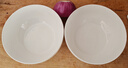 京東京造大容量湯碗水煮碗陶瓷碗家用大號面碗沙拉碗奶油華夫8英寸碗2個(gè)裝 曬單實(shí)拍圖
