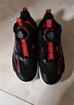 鴻星爾克（ERKE）童鞋中大童球鞋兒童24新品男童旋鈕扣緩震籃球鞋正黑/赤丹紅37 曬單實(shí)拍圖