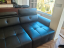 知恩政府補貼意式極簡(jiǎn)勞倫斯零靠墻電動(dòng)功能沙發(fā)懶人伸縮客廳真皮沙發(fā) 【三電機】3.25米三位（遙控、語(yǔ)音、小程序三控） 2.2mm【接觸面真皮】 曬單實(shí)拍圖
