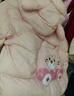 巴拉巴拉童裝兒童羽絨服寶寶2025新款冬季嬰兒輕薄外套男童女童上衣反季萌 粉色小貓 90 （充絨量37g） 曬單實(shí)拍圖