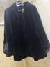 冬天家品牌皮草進(jìn)口貂皮大衣女整貂中長(cháng)款連帶帽水貂12浪裙擺款 黑色 XL 120-140斤 曬單實(shí)拍圖