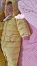 迷你巴拉巴拉三防連體羽絨服男女童嬰兒寶寶羽絨服連體衣萌趣外套2025新品 曬單實(shí)拍圖