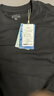 1號會(huì )員店（One's Member） 240g重磅新疆棉透氣吸濕柔軟10A抗菌A類(lèi)男士長(cháng)袖T恤 黑色 XL 曬單實(shí)拍圖