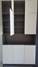 博鑫萬(wàn)家實(shí)木鞋柜門(mén)口入戶(hù)柜樓道收納柜一體靠墻大容量玄關(guān)柜定制門(mén)廳柜 1.2m主柜+頂柜 木紋灰+香檳色 曬單實(shí)拍圖