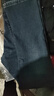 杉杉（FIRS）【加絨加厚】秋冬男士休閑牛仔長(cháng)褲直筒褲子修身牛仔褲 藍灰色 34 曬單實(shí)拍圖