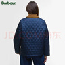 Barbour Icons Cropped Liddesdale 女士絎縫夾克 海軍藍 XS (100) 體重約110-120斤-常規版型 曬單實(shí)拍圖