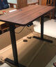 凡積實(shí)木電動(dòng)升降桌智能電腦桌可升降電競桌子家用辦公學(xué)習工作臺書(shū)桌 3CM桌面【單電機】胡桃色 120x60x75CM 曬單實(shí)拍圖
